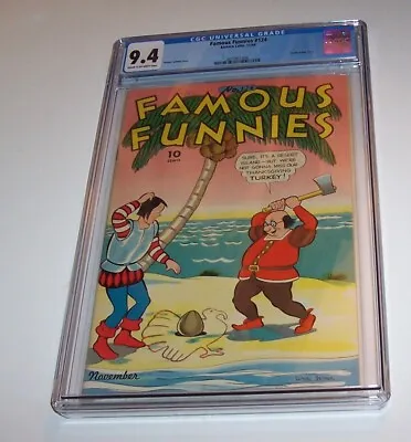Buy Famous Funnies #124 - Eastern Color 1944 Golden Age Edition - CGC NM 9.4 • 537.98£