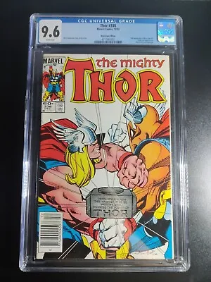 Buy 🔥thor #338 Cgc 9.6*1983, Marvel Comics*2nd Beta Rey Bill*white Pages❄newsstand* • 47.36£