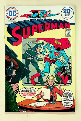 Buy Superman #275 (May 1974, DC) - Fine/Very Fine • 9.59£