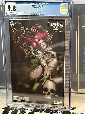Buy Poison Ivy #15 CGC 9.8 Sozomaika Skull Variant Cover DC Comics Harley Quinn New • 39.97£