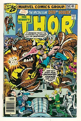 Buy Marvel The Mighty Thor Issue #250 Comic Book Asgard Mangog App 4.5 VG+ 1976 • 7.81£