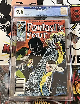 Buy 🔑 Cgc 9.6 Fantastic Four #278 Newsstand Origin Of Doctor Doom! 1985 Key Issue • 56.17£