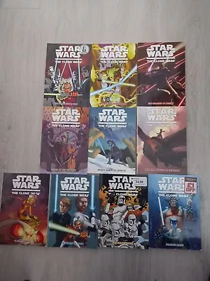 Buy Star Wars Clone Wars Mini Graphic Novels X10 • 50£