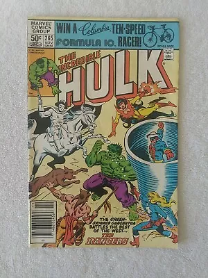 Buy Incredible Hulk #265 Nov 1981- Hulk Battles The Rangers- Unread Edition!  • 27.75£