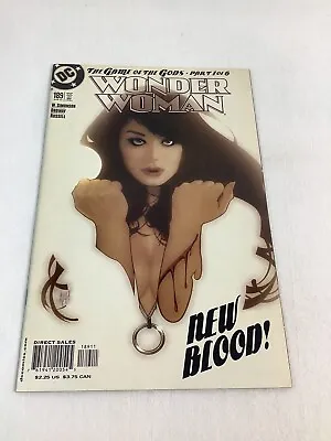 Buy Wonder Woman #189 Classic Adam Hughes Cover Game Of The Gods Part 1 Dc 2003 • 16.08£