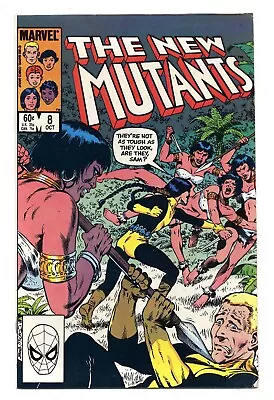 Buy New Mutants #8 (Marvel 1983, Vf+ 8.5) Chris Claremont & Sal Buscema • 1.75£