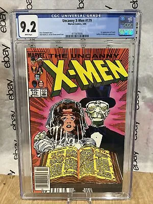 Buy Uncanny X-Men #179 CGC 9.2 1984 Marvel 1st App Leech, Morlocks App Newsstand • 35.64£