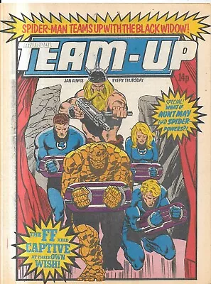 Buy Vintage Marvel Team Up Comic No 18 Jan 14th 1980 Spiderman Fantastic Four • 1.50£