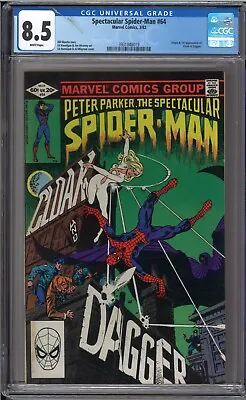 Buy Spectacular Spider-Man #64 - CGC 8.5 -1st App. Of Cloak And Dagger • 78.84£