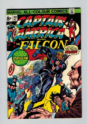 Buy Captain America (1968) # 180 UK Price (7.0-FVF) (1983474) 1st App. Nomad 1974 • 44.10£