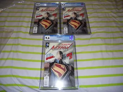 Buy Action Comics #9 (DC, 2012) CGC 9.6 1st App. Calvin Ellis (Superman Of Earth-23) • 120.64£