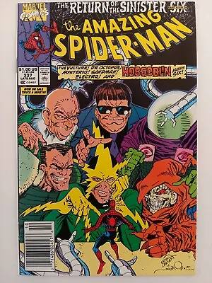 Buy Amazing Spider-Man # 337 Newsstand Key 2nd App Sinister Six 1990 Erik Larsen • 7.87£
