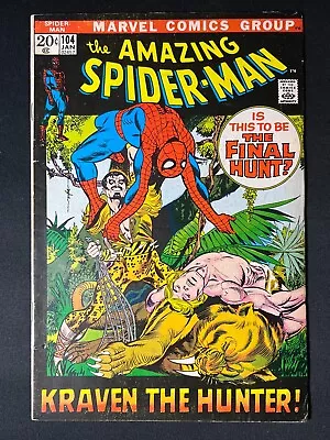 Buy The Amazing Spider-Man #104 Marvel Comic #C102 • 31.94£