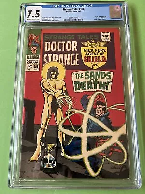 Buy Strange Tales #158 - Marvel 1967 CGC 7.5 1st Full Appearance Of The Living Tribu • 209.51£