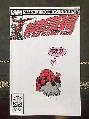 Buy Daredevil #187. 1982. Frank Miller Writer/artist • 7.50£