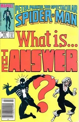 Buy Spectacular Spider-Man #92 (1984) 1st Full App. The Answer In 8.5 Very Fine+ • 6.32£