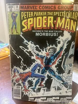 Buy Peter Parker The Spectacular Spider-man #38 Jan 1979 Marvel Comics  Newsstand • 8£
