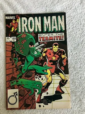 Buy Iron Man #189 (Dec 1984, Marvel) VF 8.0 • 2.88£