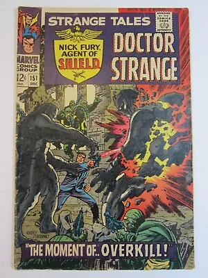 Buy Strange Tales #151 VG- (1966) OVERKILL Steranko’s 1st Work For Marvel Comics! • 23.71£