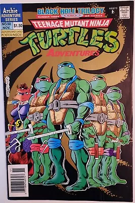 Buy Teenage Mutant Ninja Turtles Adventures #50 W/Poster 1993 Archie Newsstand • 12.87£