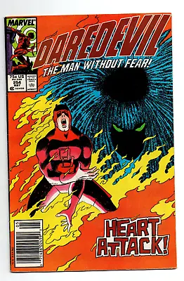 Buy Daredevil #254 Newsstand - 1st Appearance Typhoid Mary - KEY - 1988 - VF • 14.24£