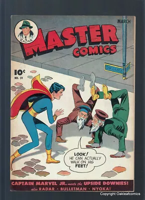 Buy Master Comics 59 Fawcett 1945 F-VF Captain Marvel Jr.  Nyoka Serial Starts! • 140.61£