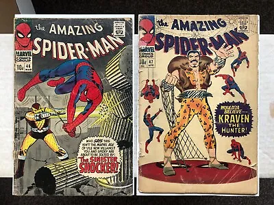 Buy Amazing Spider-Man 46, 47 (1967) Kraven App, 1st App Of The Shocker • 54.99£