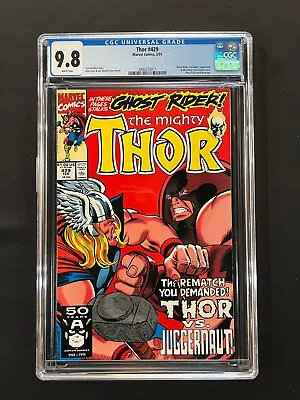 Buy Thor #429 CGC 9.8 (1991) - Juggernaut - Thor #126 Cover Homage • 118.22£
