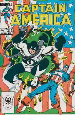 Buy Captain America (1st Series) #312 FN; Marvel | 1st Flag Smasher - We Combine Shi • 22.13£