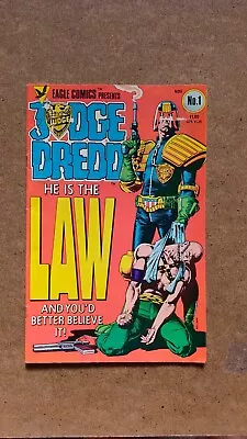 Buy Judge Dredd  # 1 Nov 1983 US Eagle Comics - He Is The Law • 9.50£