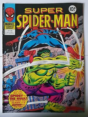 Buy Spiderman British Weekly #298 -#299 Incredible Hulk 1978 Oct 25 Marvel • 5£