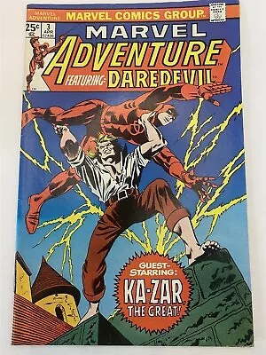 Buy MARVEL ADVENTURE Featuring DAREDEVIL #3 Bronze Age Cents 1976 VF • 5.95£