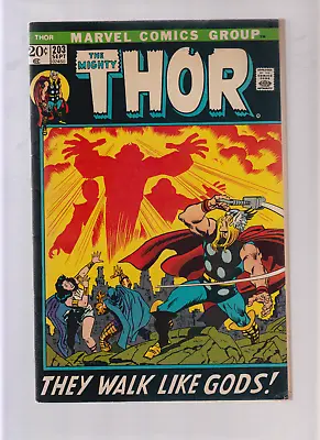 Buy Thor #203 - 1st Team Appearance Young Gods (7.0) 1972 • 7.93£