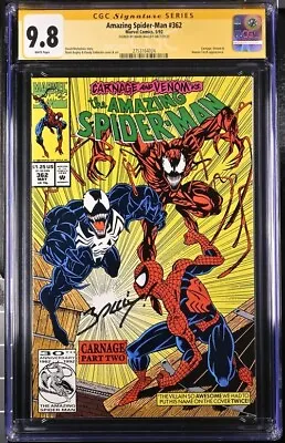 Buy Amazing Spider-Man #362 Marvel Comics CGC SS 9.8 Signed Mark Bagley • 256.91£
