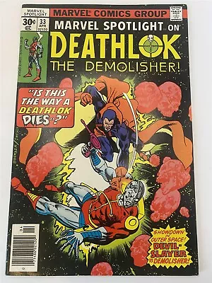 Buy MARVEL SPOTLIGHT #33 Deathlok Marvel Comics 1976 VF Cents • 6.95£