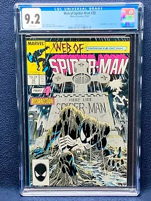 Buy Web Of Spider-Man #32 Vol 1 Comic Book - CGC 9.2 • 138.03£