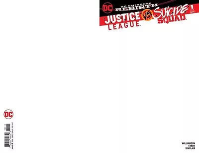 Buy Justice League Vs Suicide Squad #1 BLANK VARIANT DC 1st Print NM • 4.95£