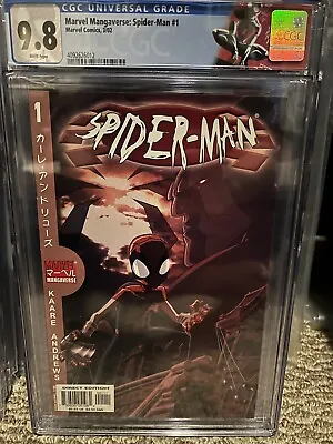 Buy Marvel Mangaverse: Spider-man #1 (2002) Cgc 9.8 Nm/mt 1st App Manga Spider-man! • 139.48£