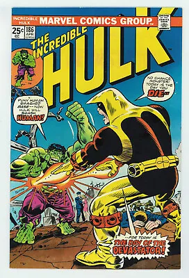 Buy Incredible Hulk #186 9.2 High Grade Death Of Devastator Ow/w Pages 1975 • 30.08£