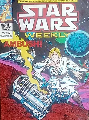 Buy STAR WARS WEEKLY No. 55 Mar. 14th 1979 Vintage UK Marvel Comic Mag V.G CONDITION • 14.99£