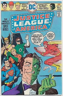Buy JUSTICE LEAGUE OF AMERICA #125 JLA HIGH GRADE Two Face The Flash Dec 1975 • 23.65£
