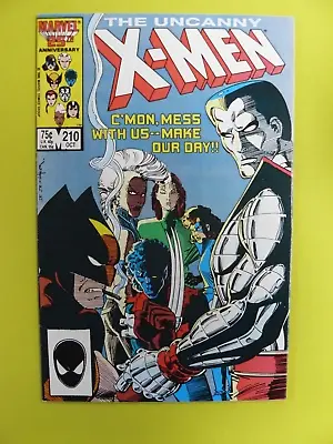 Buy Uncanny X-Men #210 - 1st App Of Marauders (cameo) - Mutant Massacre- VF - Marvel • 7.88£