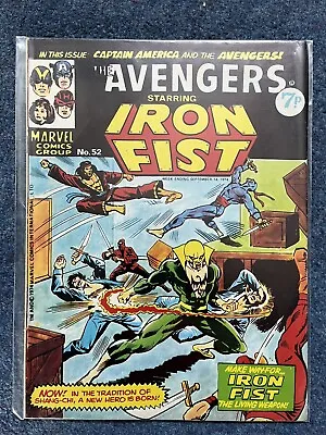 Buy Marvel UK, Avengers # 52 Captain America, Iron Fist • 2.99£