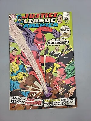 Buy Justice League Of America #64  1st Appearance Of Red Tornado Dc 1968 • 158.31£