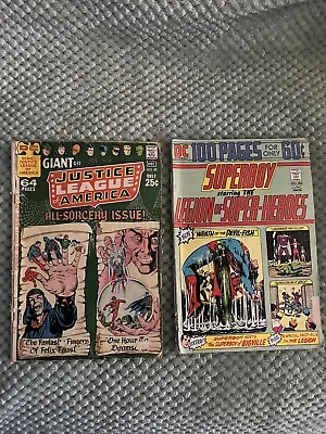 Buy 1974 SUPER BOY NO.202 An 197O JUSTICE LEAGUE OF AMERICAN ALL SORCERY ISSUE NO.85 • 8£