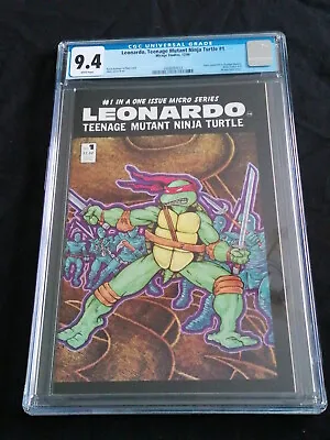 Buy Leonardo, Teenage Mutant Ninja Turtles #1 - 1986 Mirage Studios CGC 9.4 Comic • 153.37£