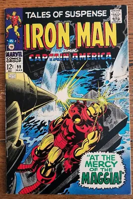 Buy Tales Of Suspense #99 Marvel Comics 1968 Captain America & Iron Man - FN/VF • 31.62£