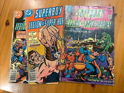 Buy Lot X 3 Superboy And The Legion Of Super-Heroes #238, #240, #241 1978 G/VG • 4.65£