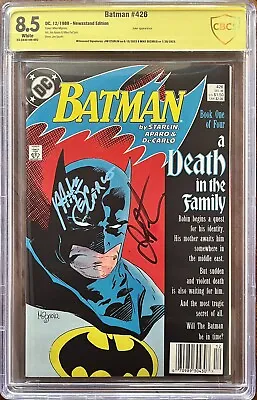 Buy BATMAN #426 Newsstand - CBCS 9.2 - Signed By MIKE DECARLO & JIM STARLIN • 79.03£
