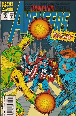Buy Avengers: The Terminatrix Objective #3  (Marvel - 1993 Series) Vfn • 2.25£